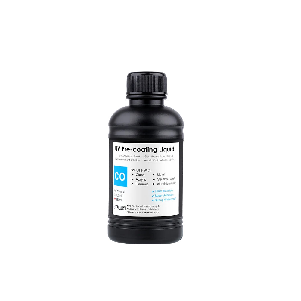 250ML UV Ink Glass Coating for UV Printer DX5 DX6 DX7 R1390 TX800 XP600 Head