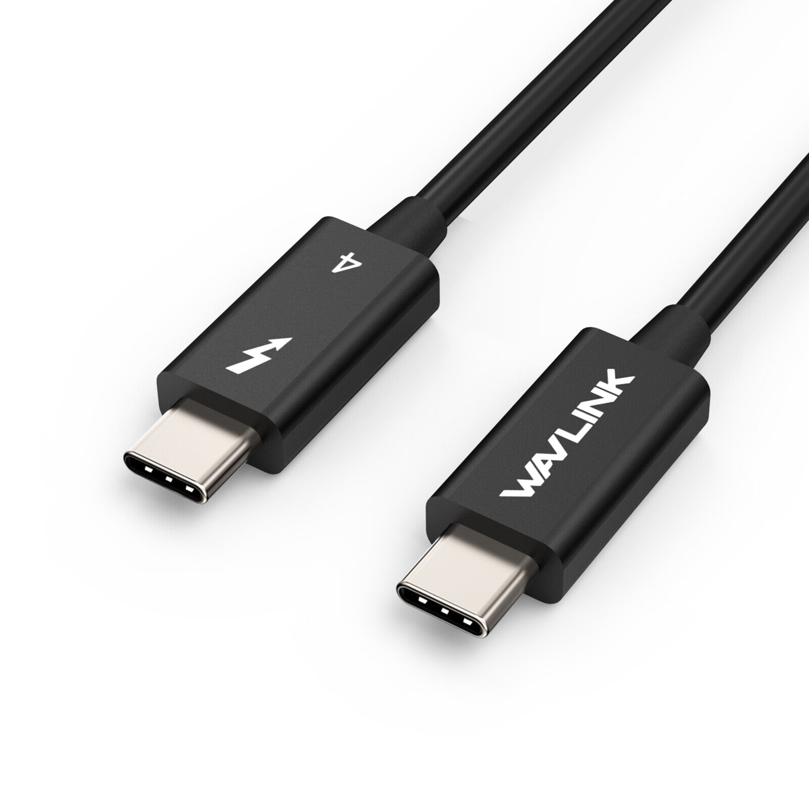 WAVLINK Thunderbolt 4 Cable 3.3ft 240W 8K Dual 4K Display 40Gbps Transfer