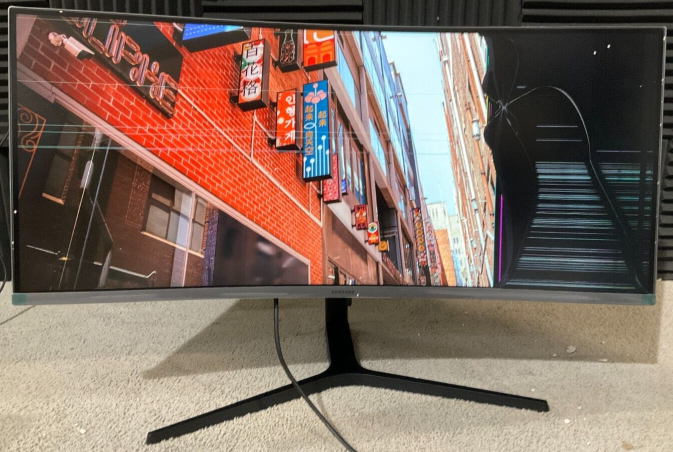 Samsung CH89 34" Curved LED LCD Display UWQHD C34H890WGN ✅❤️️ READ AS IS