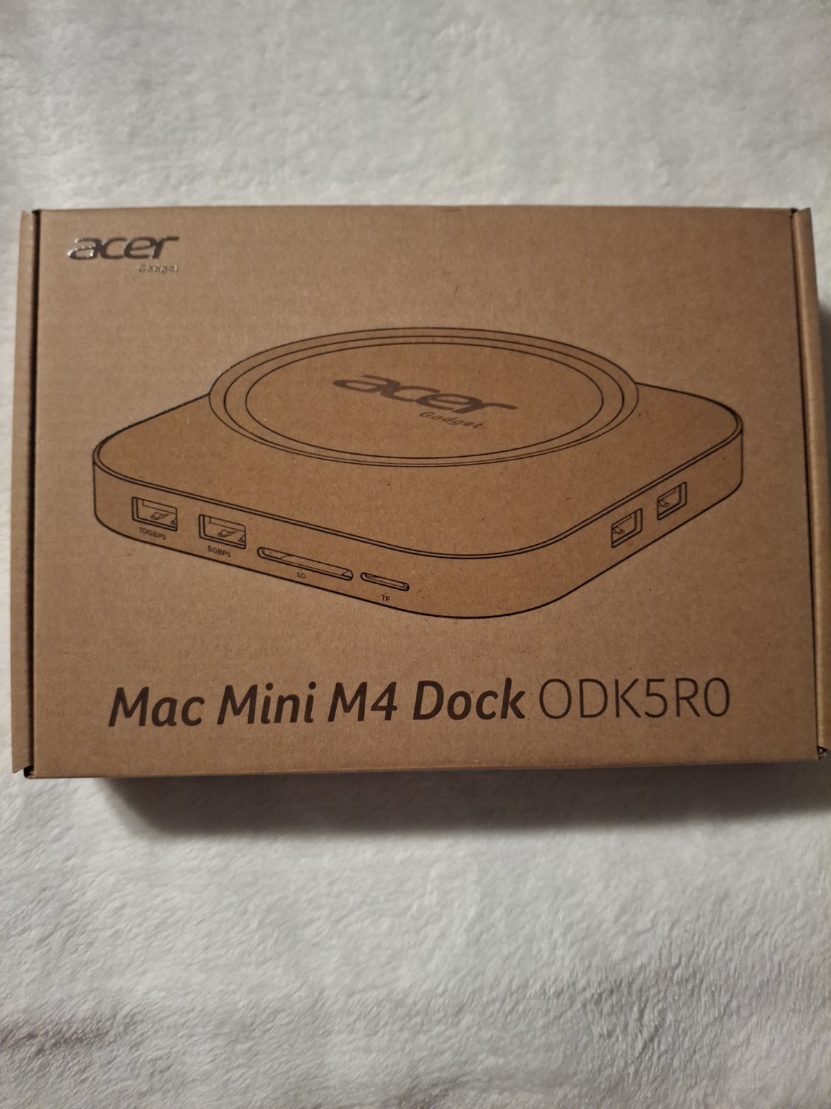 Acer Mac Mini M4 Dock ODK5R0 USB-C Hub Stand HDMI SD..New