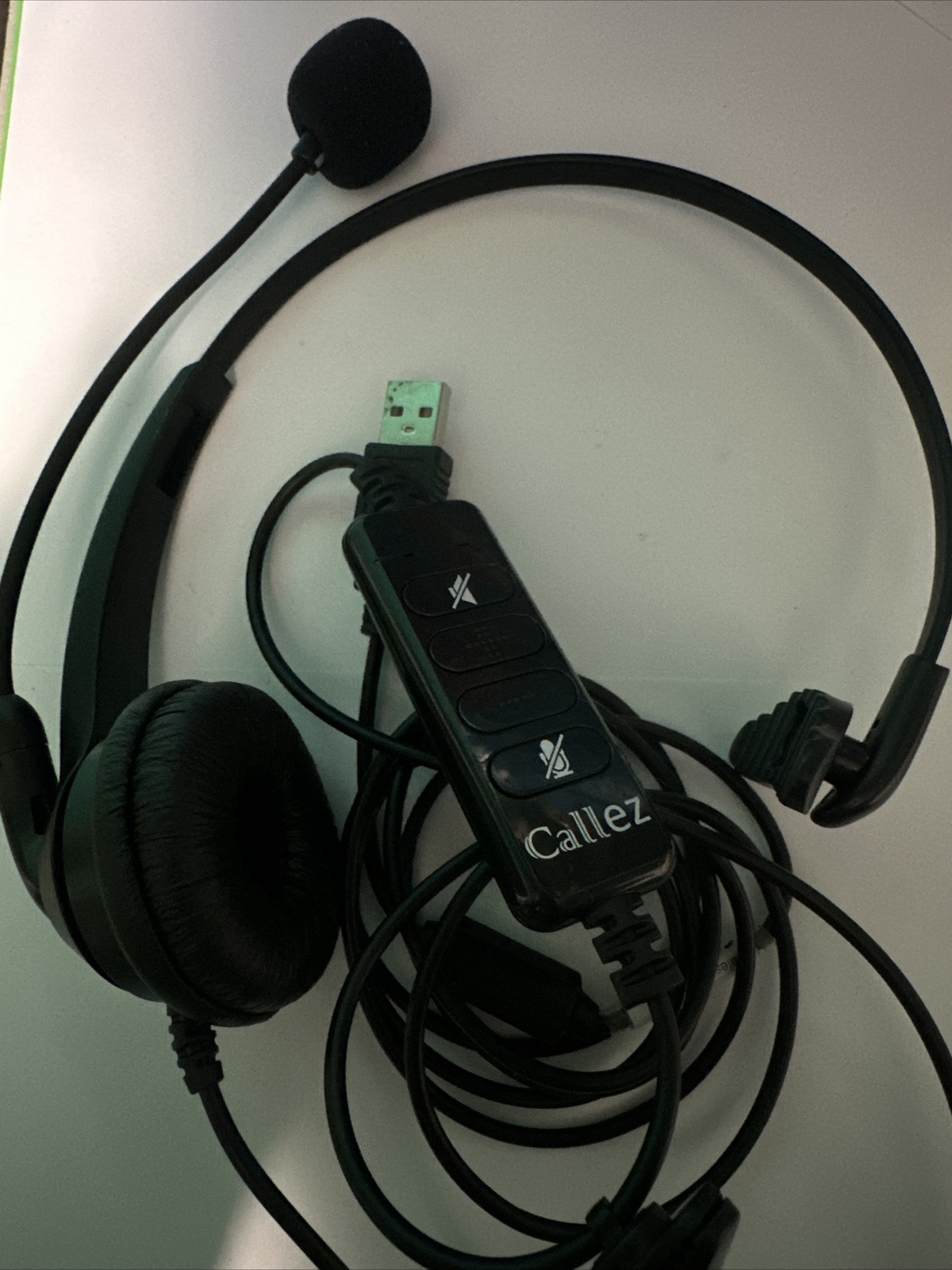 CallEZ Call Center Headset C502 w/USB Audio Connection.