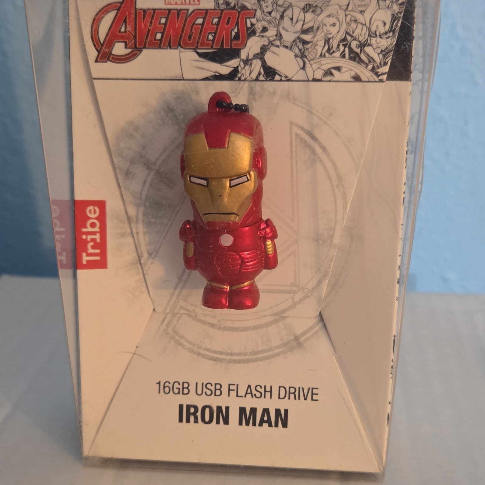 Tribe Marvel Avengers Iron Man 16 GB USB 2.0 Flash Drive Keychain