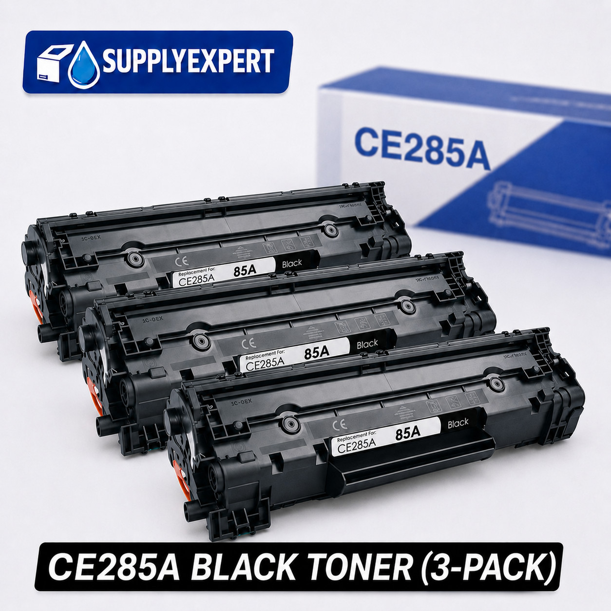 3PK CE285A 85A Toner Cartridge For HP LaserJet Pro M1137 M1138 M1139 M1216nfh
