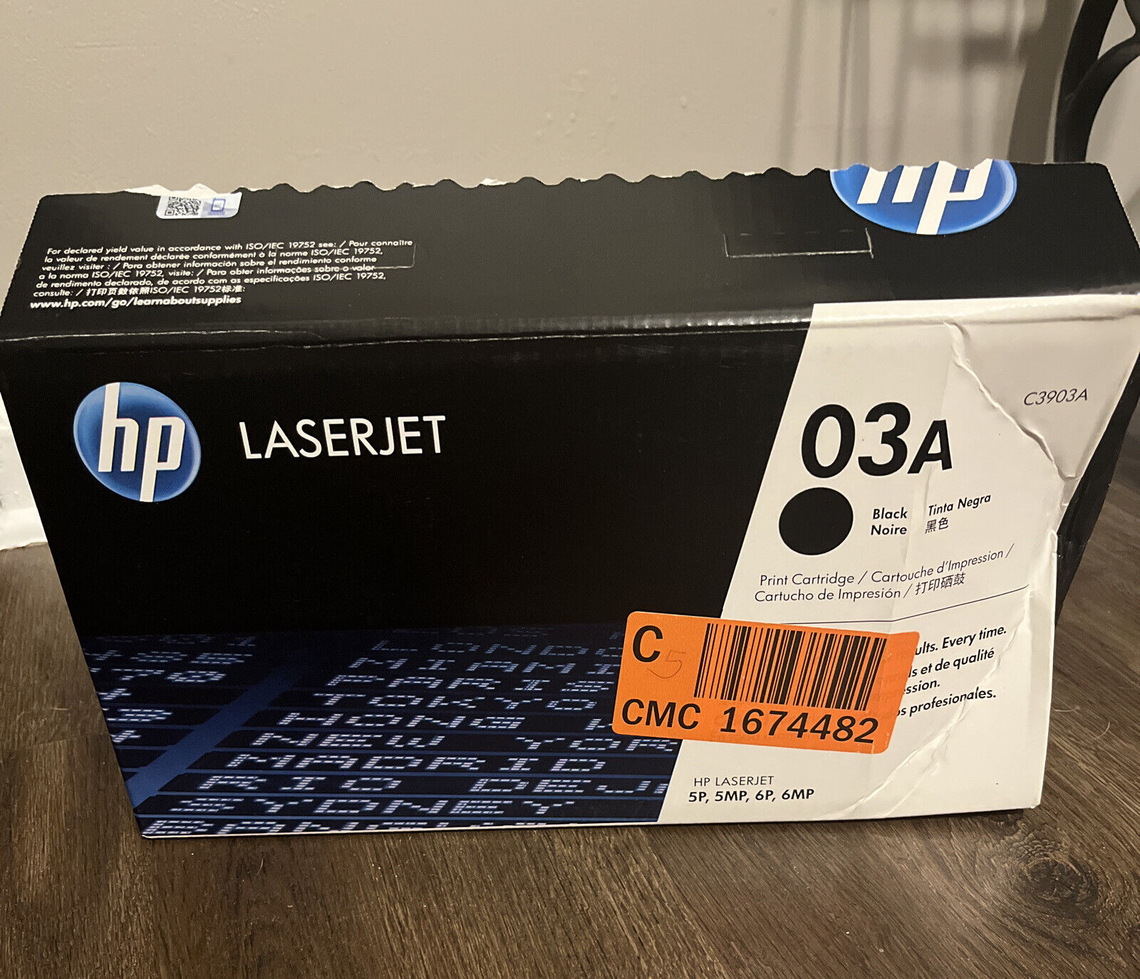 HP LaserJet 03A C3903A Printer Toner Ink Cartridge Genuine Brand New In Box OEM