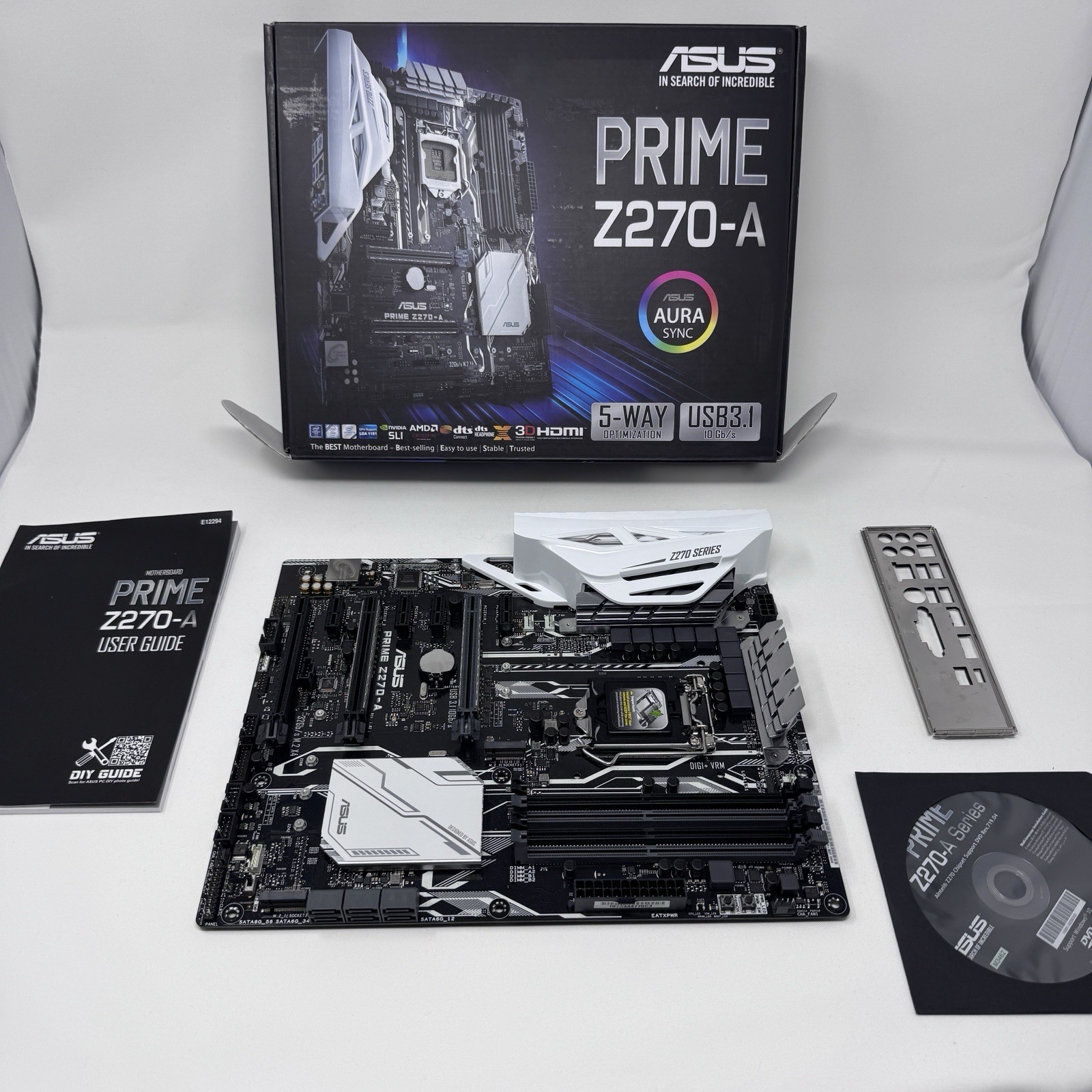 ASUS PRIME Z270-A LGA1151 Intel Motherboard w/ IO Shield & Box