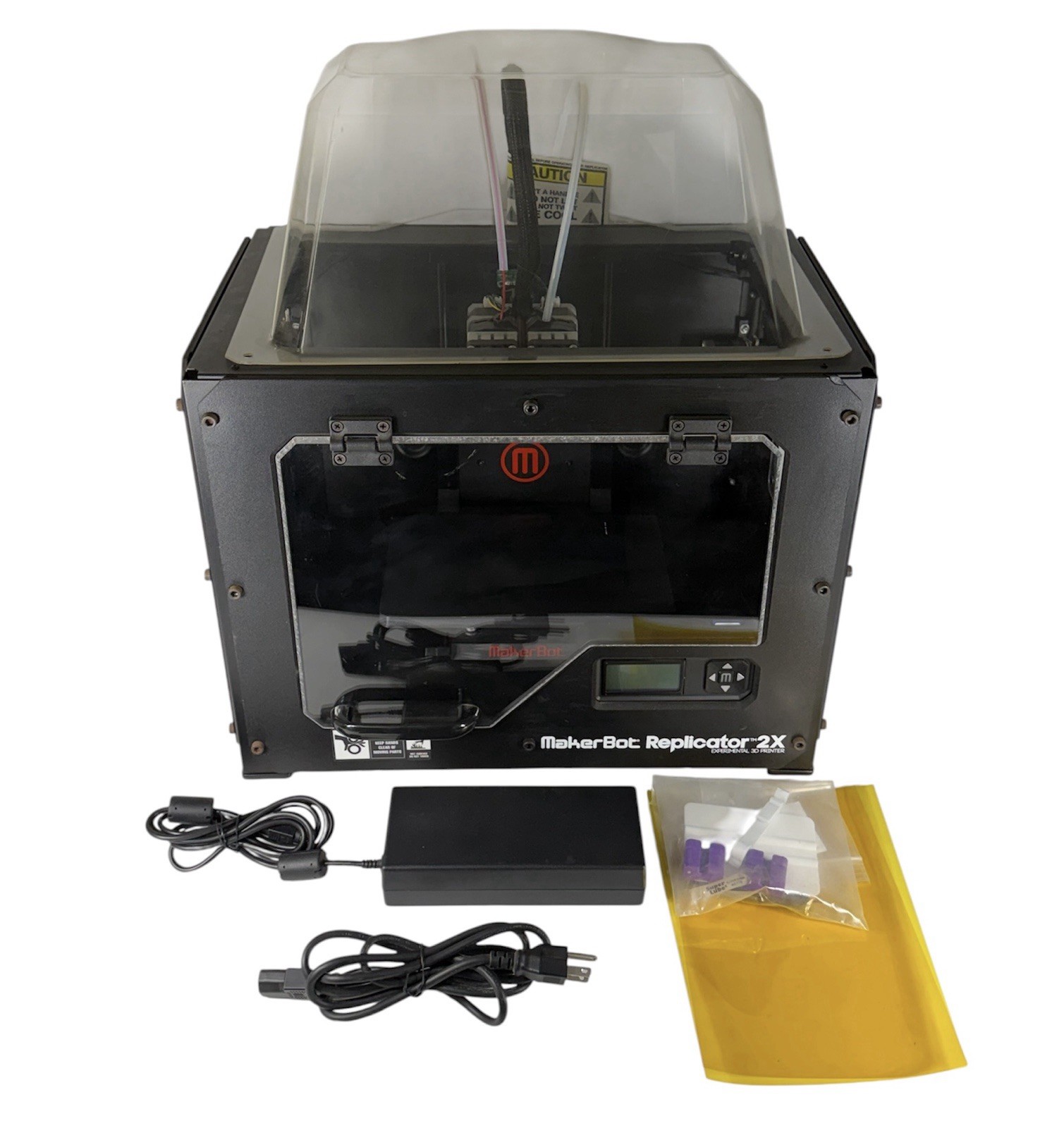 Makerbot Replicator 2X Experimental Dual-Extrusion 3D Printer with Power Supply