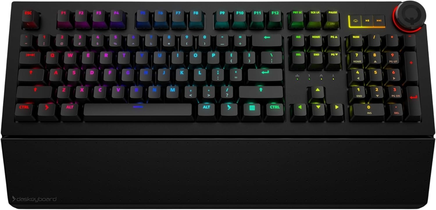 DAS KEYBOARD 5QS MARK II WITH CHERRY MX RED SWITCHES - US LAYOUT BUILT SPECIALLY