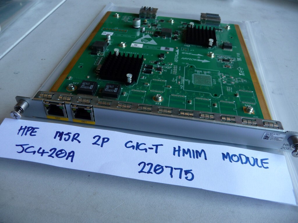 AU SELLER HPE JG420A  1000Base-T Expansion Module  220775  FOR MSR3000  MSR4000
