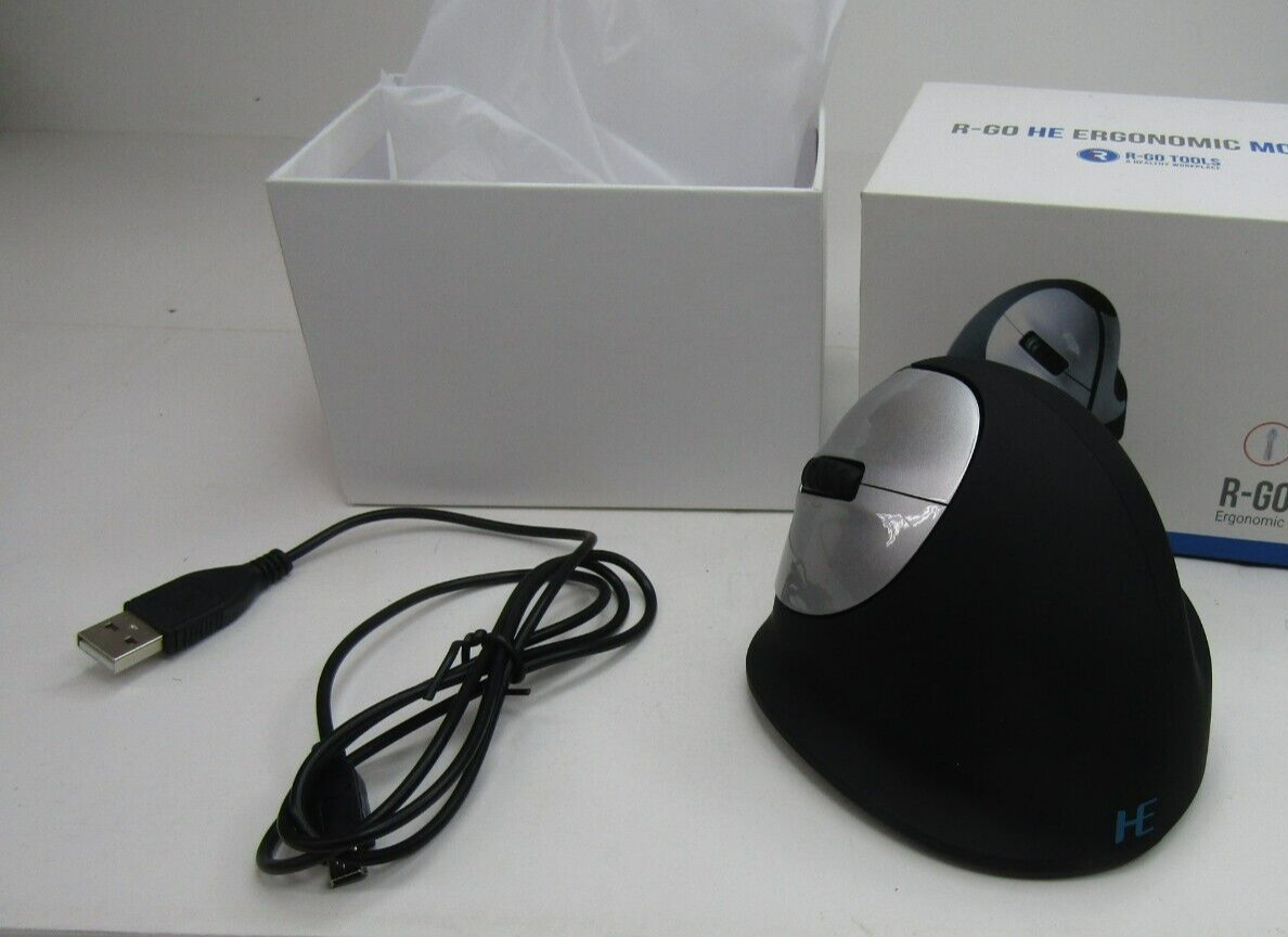 R-Go HE Ergonomic Left-Handed Mouse 165-195MM