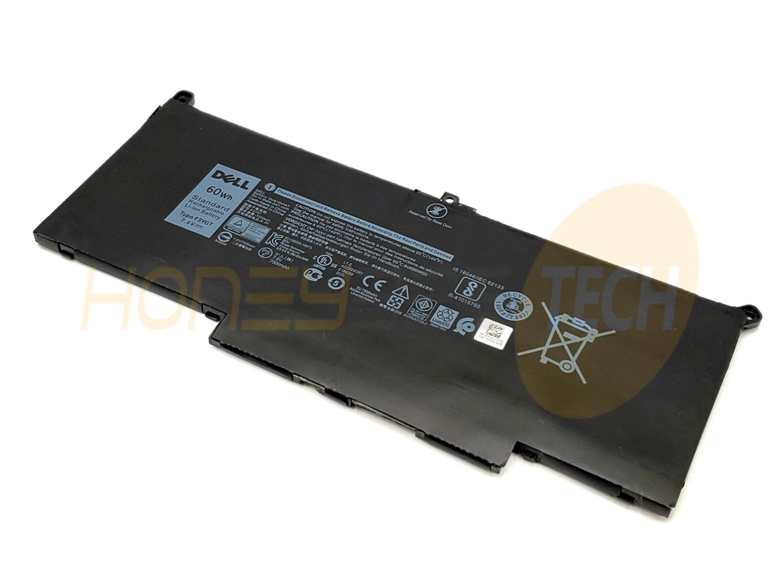 GENUINE OEM DELL LATITUDE 7280 7480 7490 4CELL 60WHR BATTERY 2X39G F3YGT TESTED