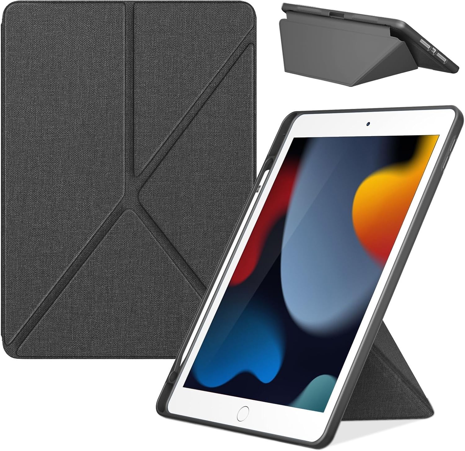 DTTO for iPad Case 9.3 Inch Black Impact-resistant and scratch-resistant NEW