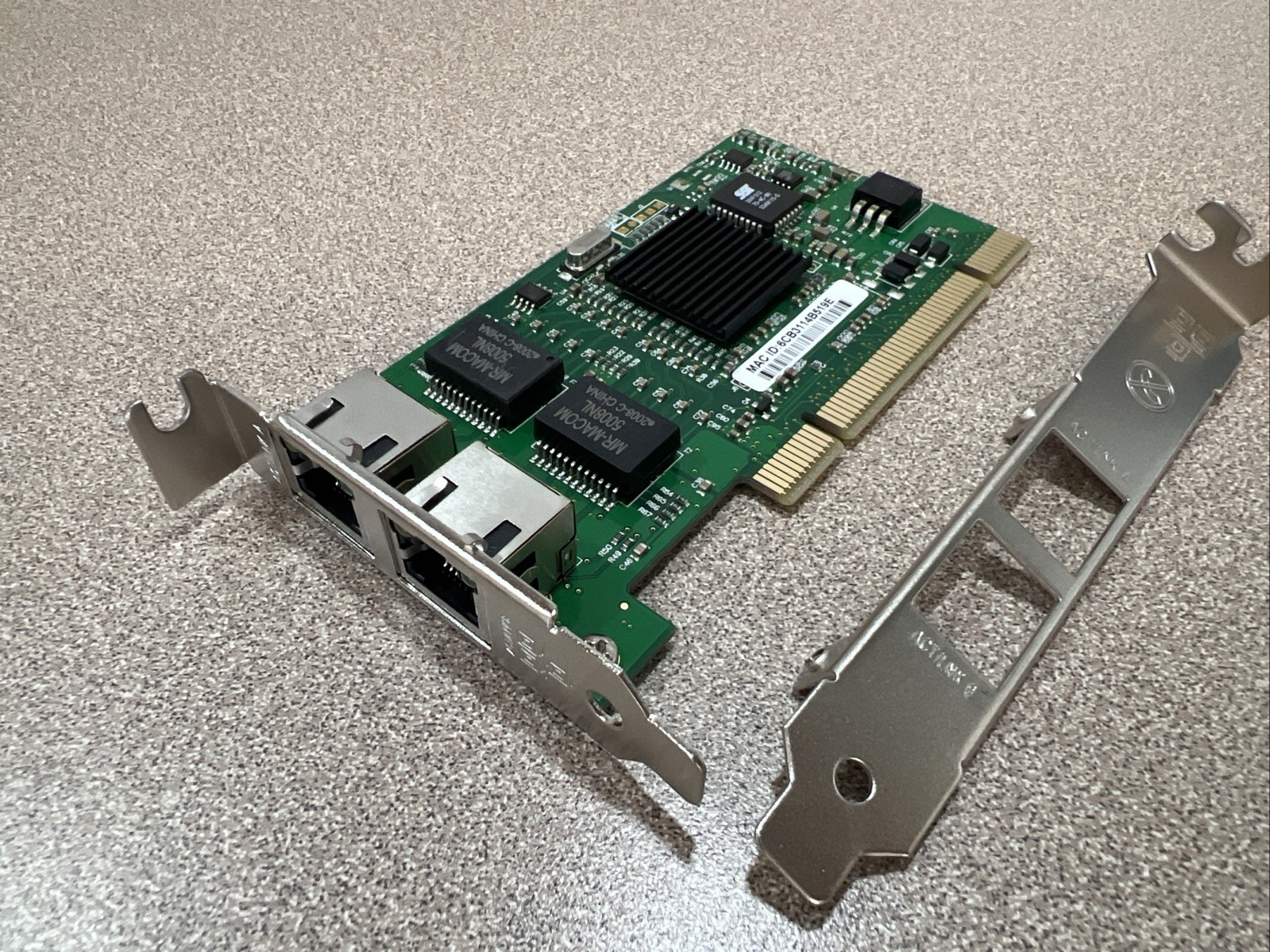 Jeirdus Dual Port Gigabit Network Card (Intel 82546 Chipset) - FBA-82546-T2