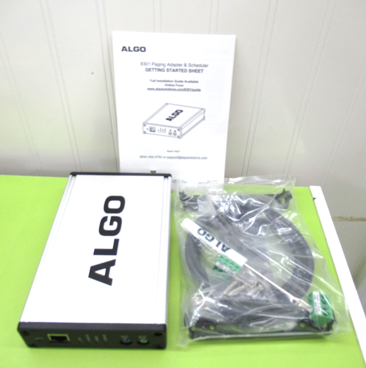 Algo 8301 Paging Adapter & Scheduler SIP IP Paging Controller PoE New