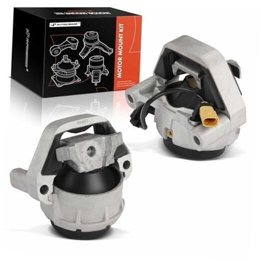  2PCS Engine Motor Mount and Transmission Mount Kit Compatible with Audi A6 