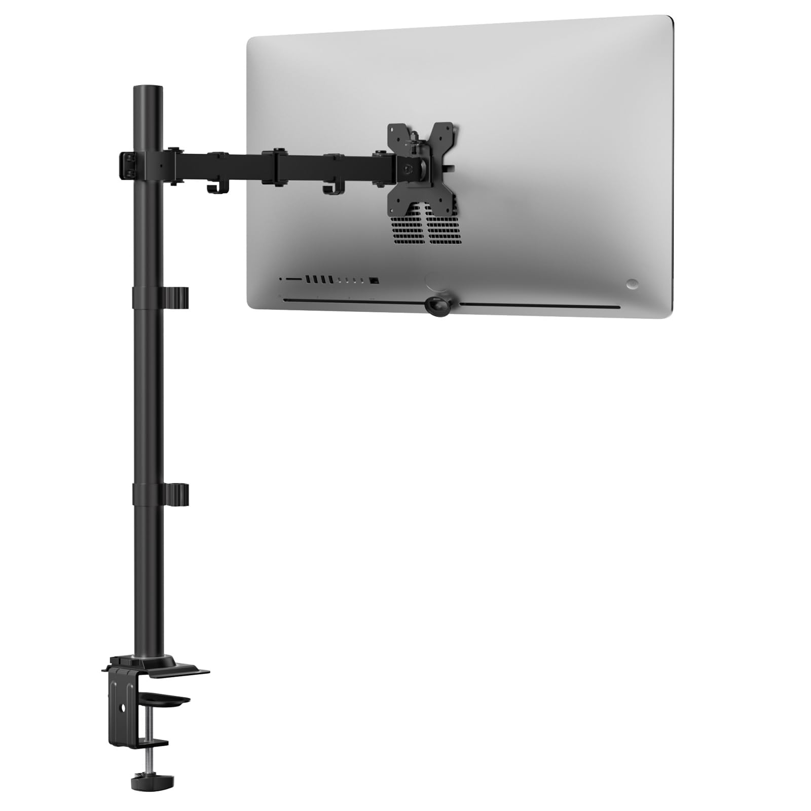 WALI Monitor Arm Mount for Desk, Single Extra Tall Computer Desk Mount, Monit...