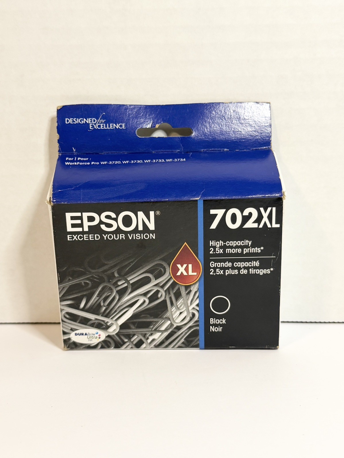 Epson 702XL Black Ink Cartridge - High Capacity Exp 03/22