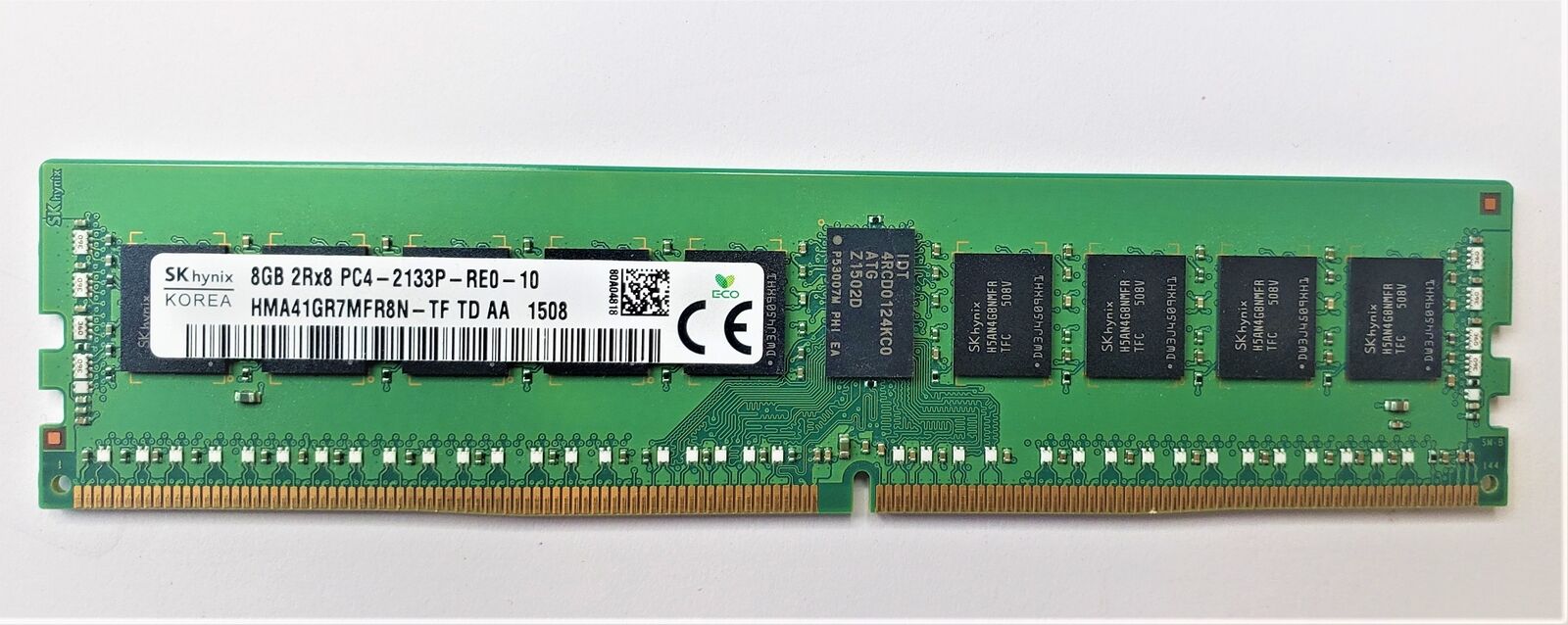 Samsung Skhynix 8GB 2Rx8 DRR4 Memory Card PC4-2133P-RE0-10 HMA41GR7MFR8N-TF1508