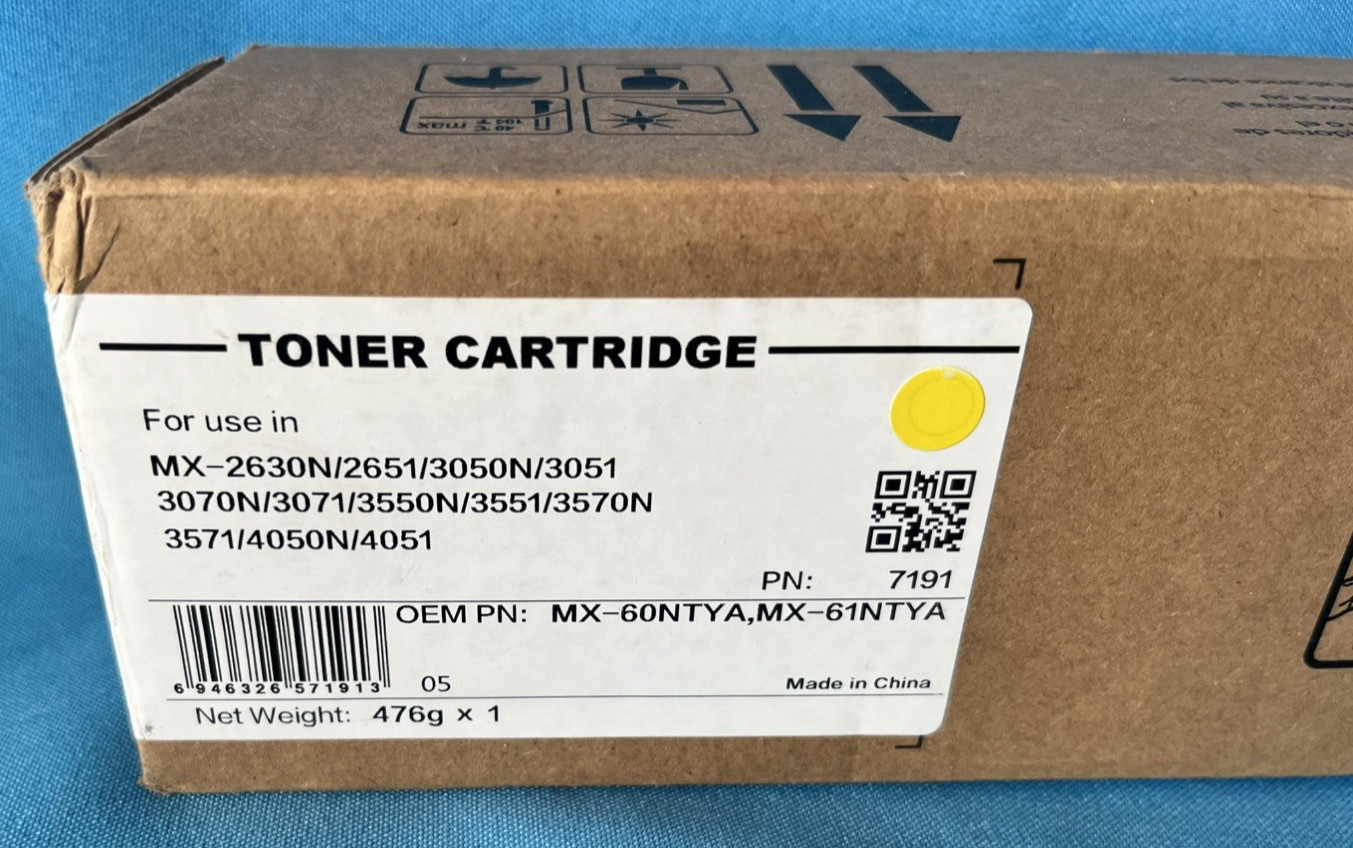 MX60NTYA Yellow Toner