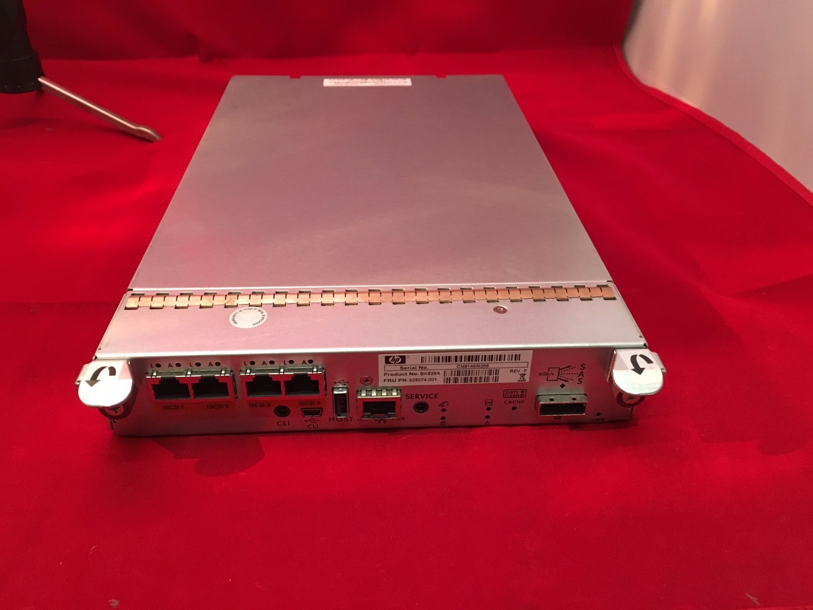 AJ798A 490092-001 HP MSA2300fc MODULAR SMART ARRAY CONTROLLER HPE RENEW PULL****
