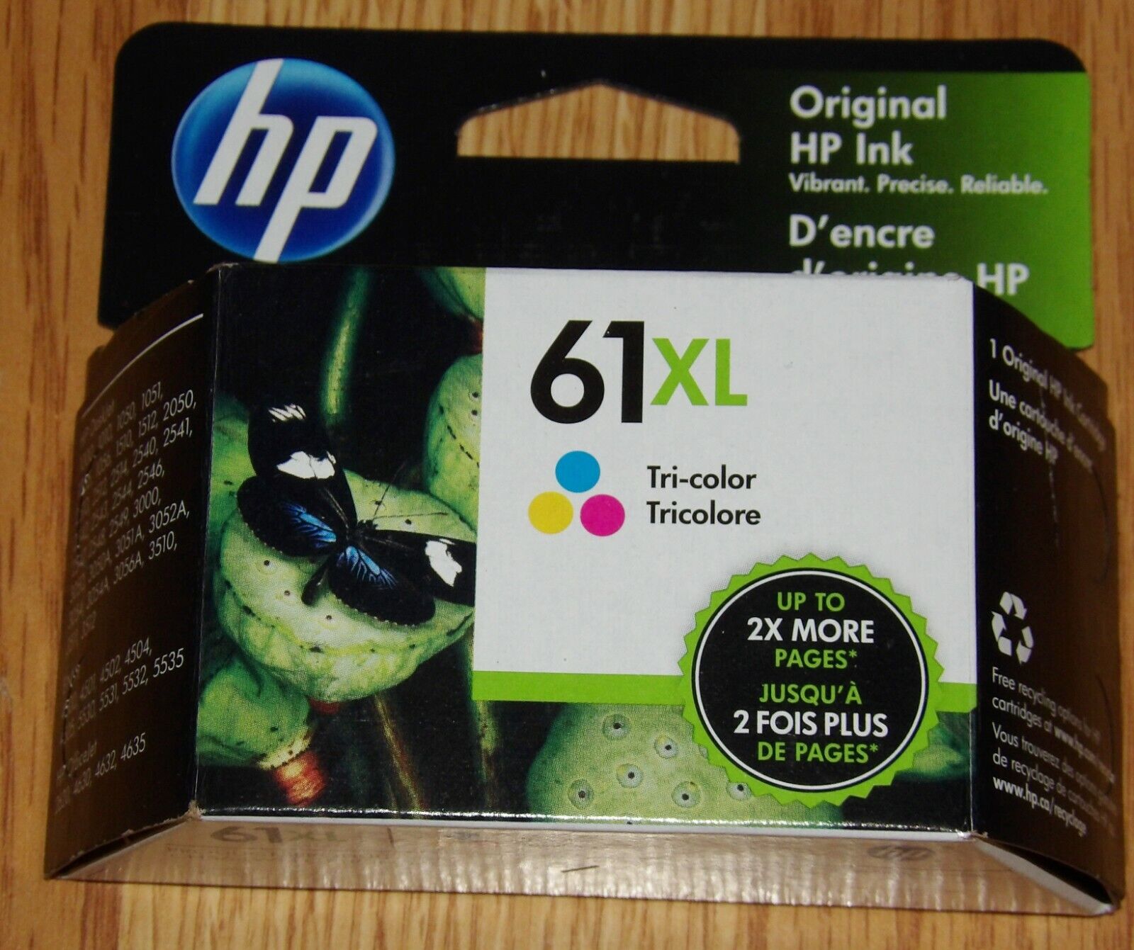 Genuine HP 61XL Tri Color Ink Cartridge Dated 2025 NEW 61 XL