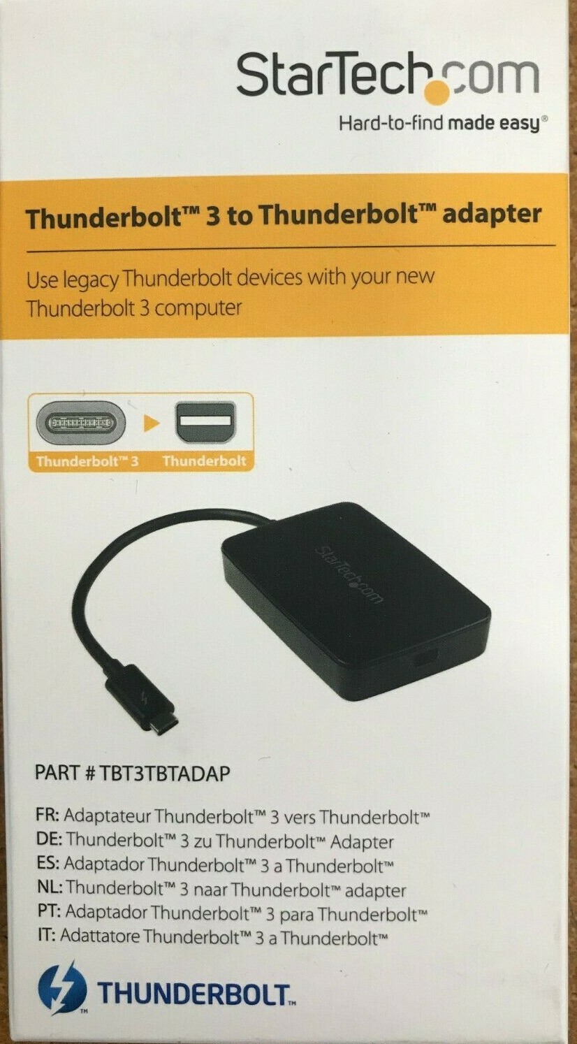 StarTech.com -TBT3TBTADAP - Converter Thunderbolt 3 To Thunderbolt 2 Adapter