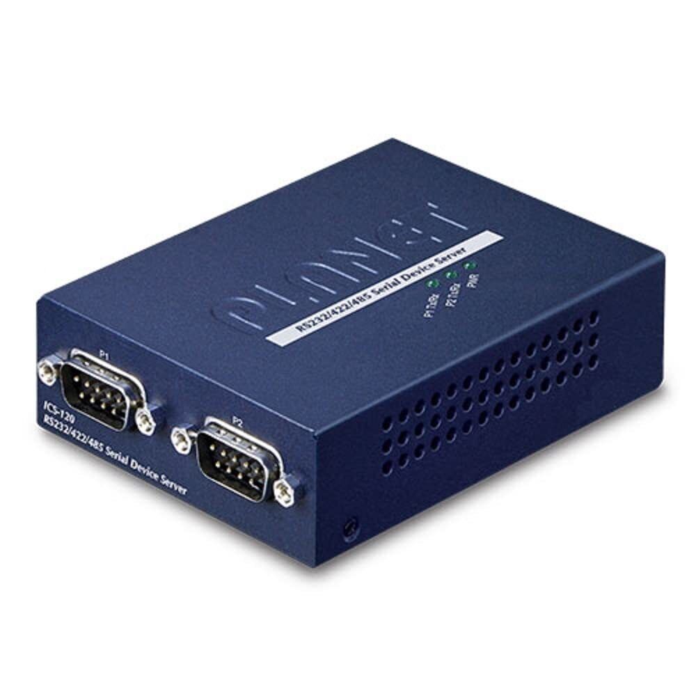 Planet 2-Port RS232/422/485 zu 1-Port FE Ethernet Konverter