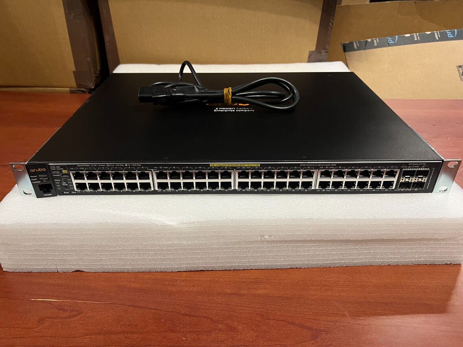 HP Aruba 2530-48G-PoE+ J9772A 48 Port PoE Gigabit Switch