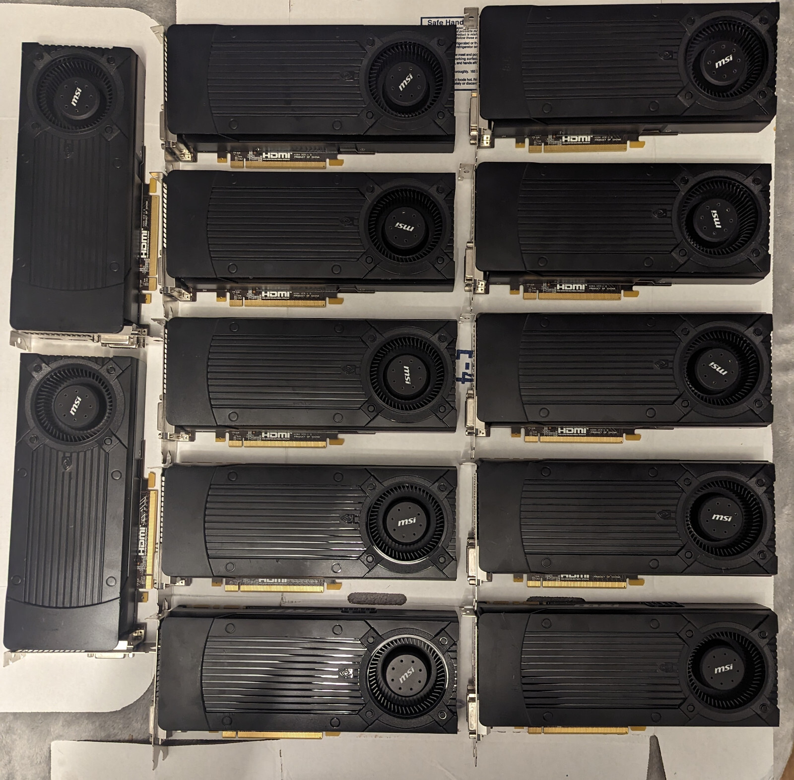 MSI GTX 670 OC OEM 2GB GDDR5 Graphics Cards. Used, Tested, and Working