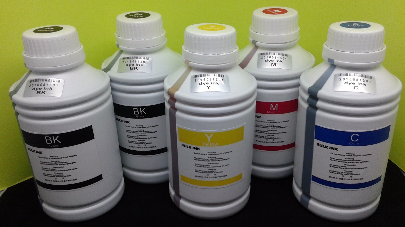 5 x 250ml pigment sublimation  Bulk Refill Ink Compatible for Epson USA Quality