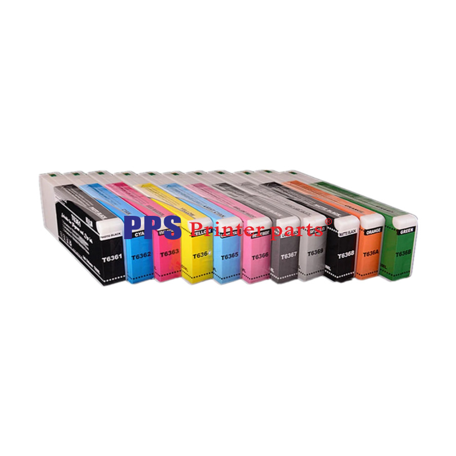 11PCS Ink Cartridge For Epson Stylus Pro 7890 7908 9908 9890 Printer
