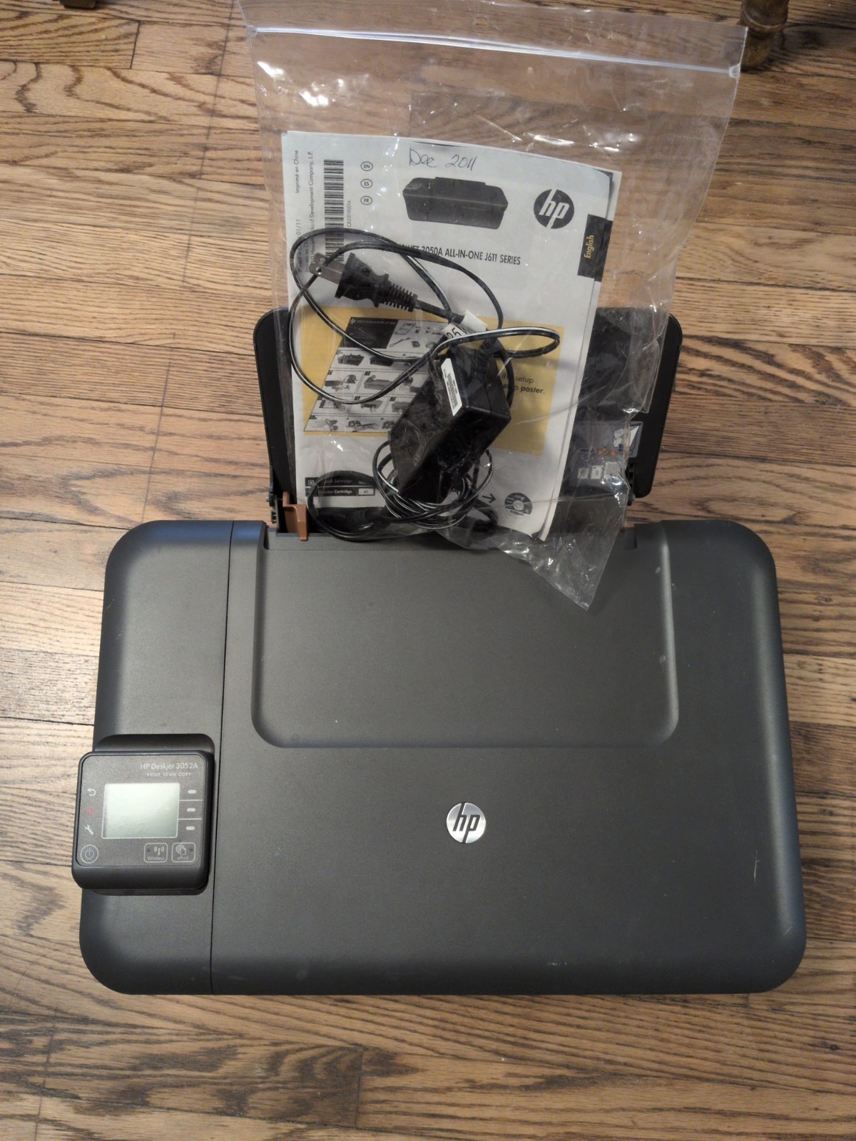HP DeskJet 3052A All-in-One Wireless Inkjet Printer Print Scan Copy Tested