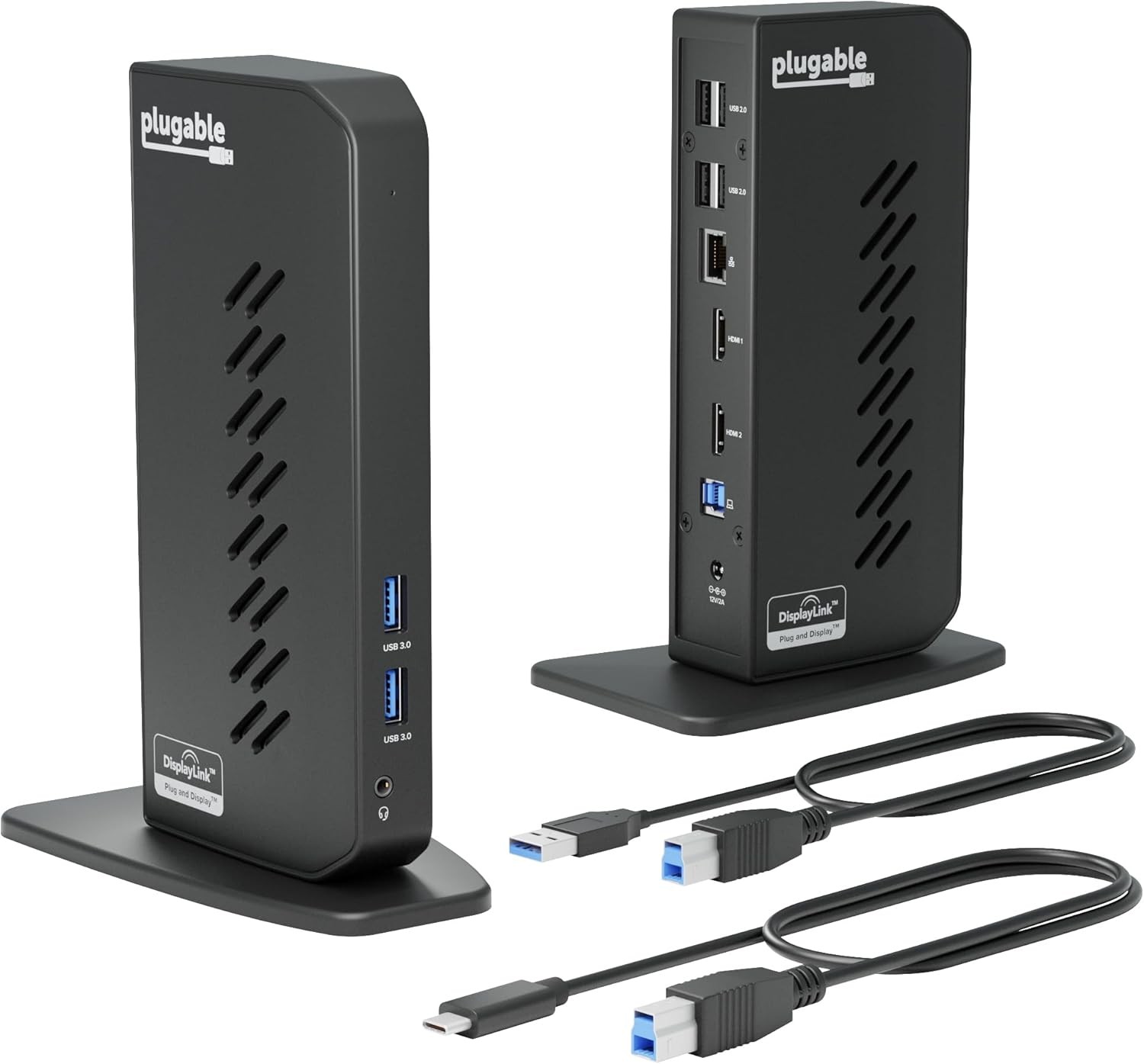 Plugable Dual 1080p HDMI Universal Docking Station 10 Port