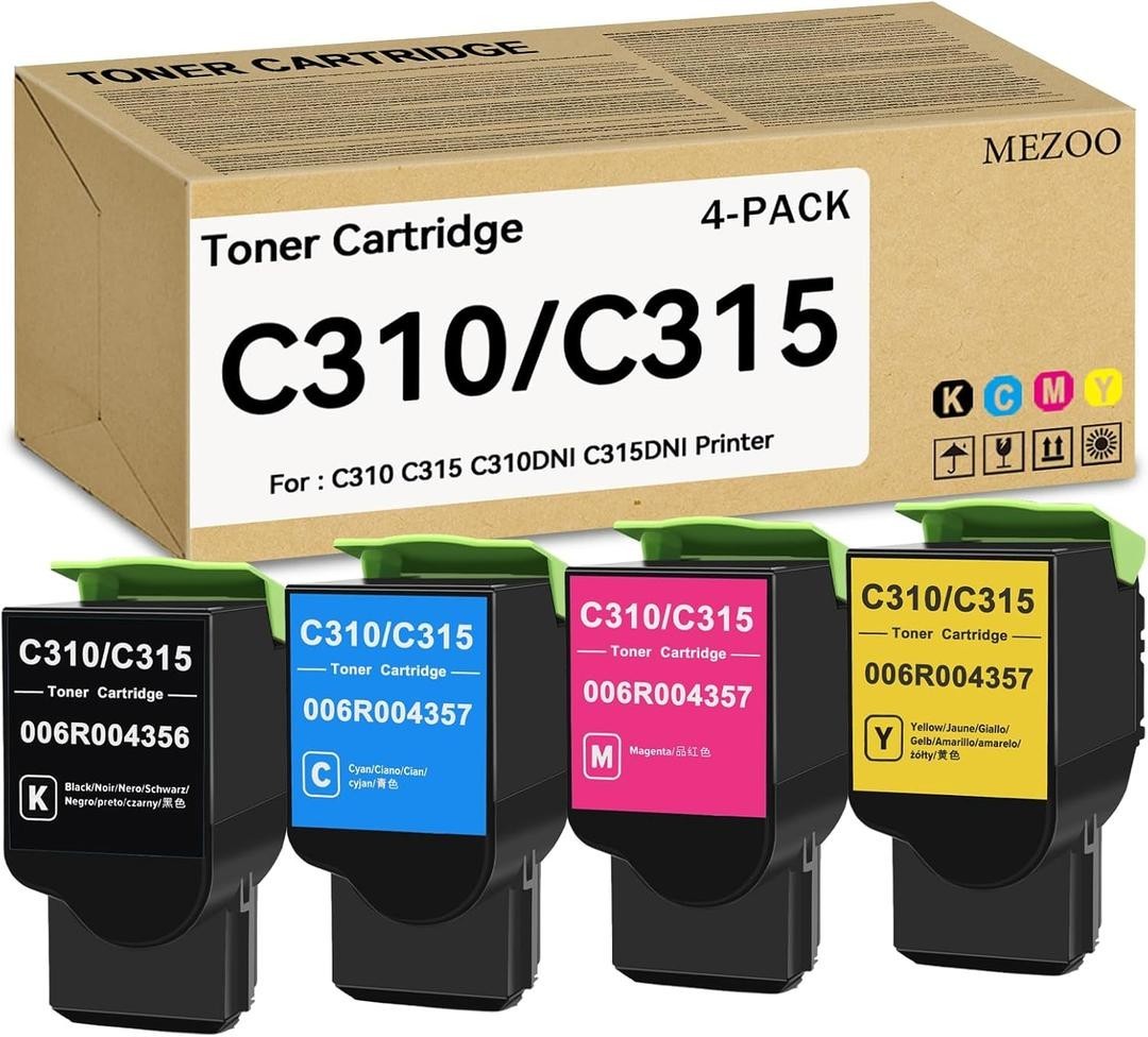 C310 C315 Toner Cartridge High Yield Compatible for Xerox C310 C315 006R04356 00