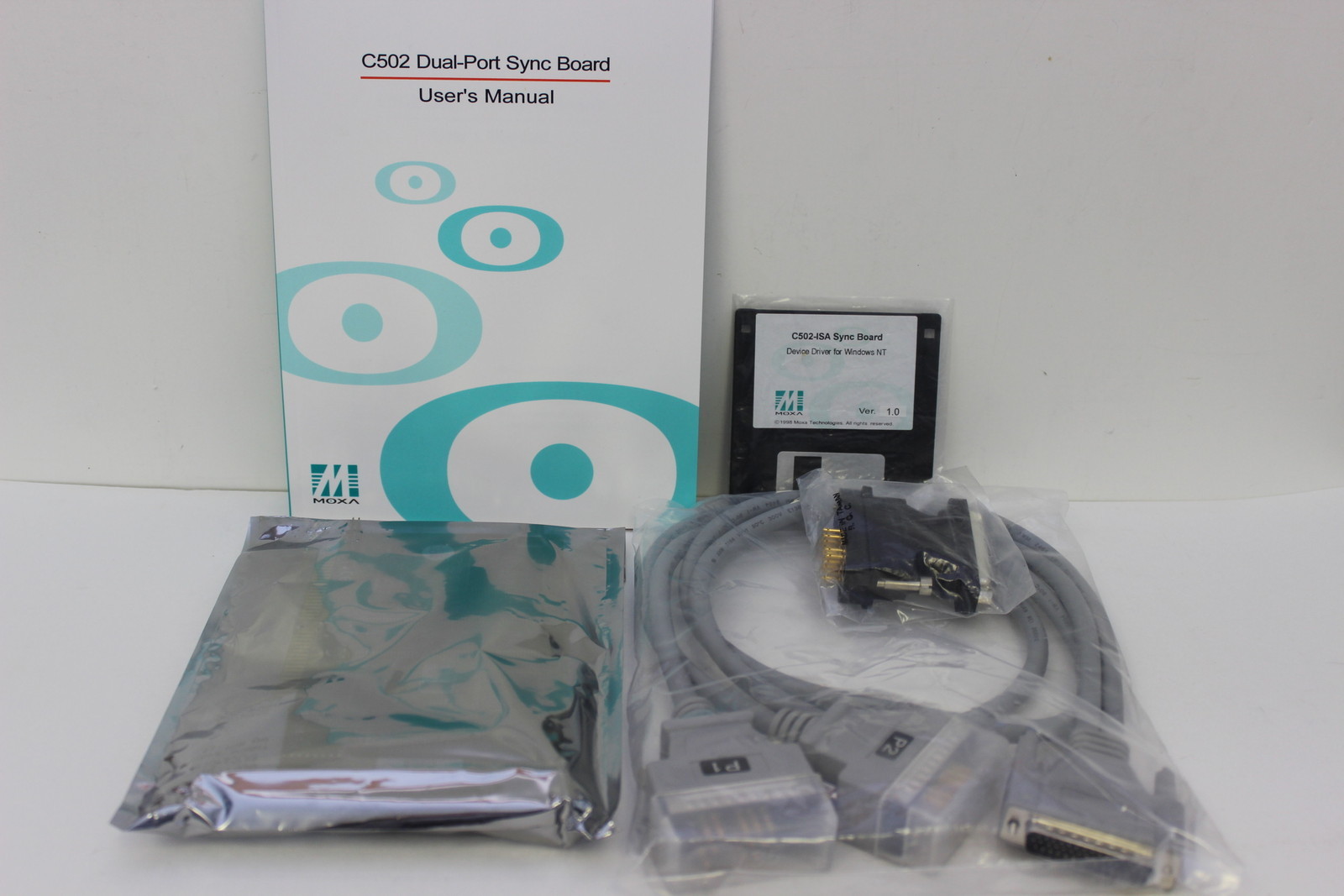 MOXA TECHNOLOGIES C502-ISA/V.35 C502 DUAL-PORT SYNC BOARD ISA NEW OPEN BOX