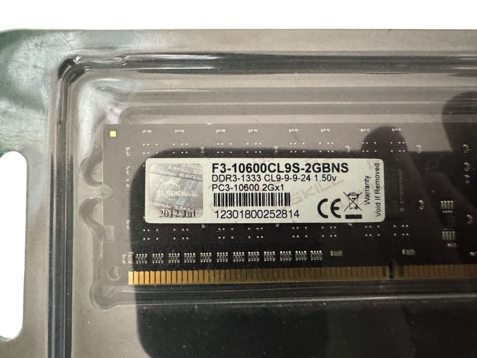 G.Skill 2GB DDR3-1333 Desktop Memory RAM