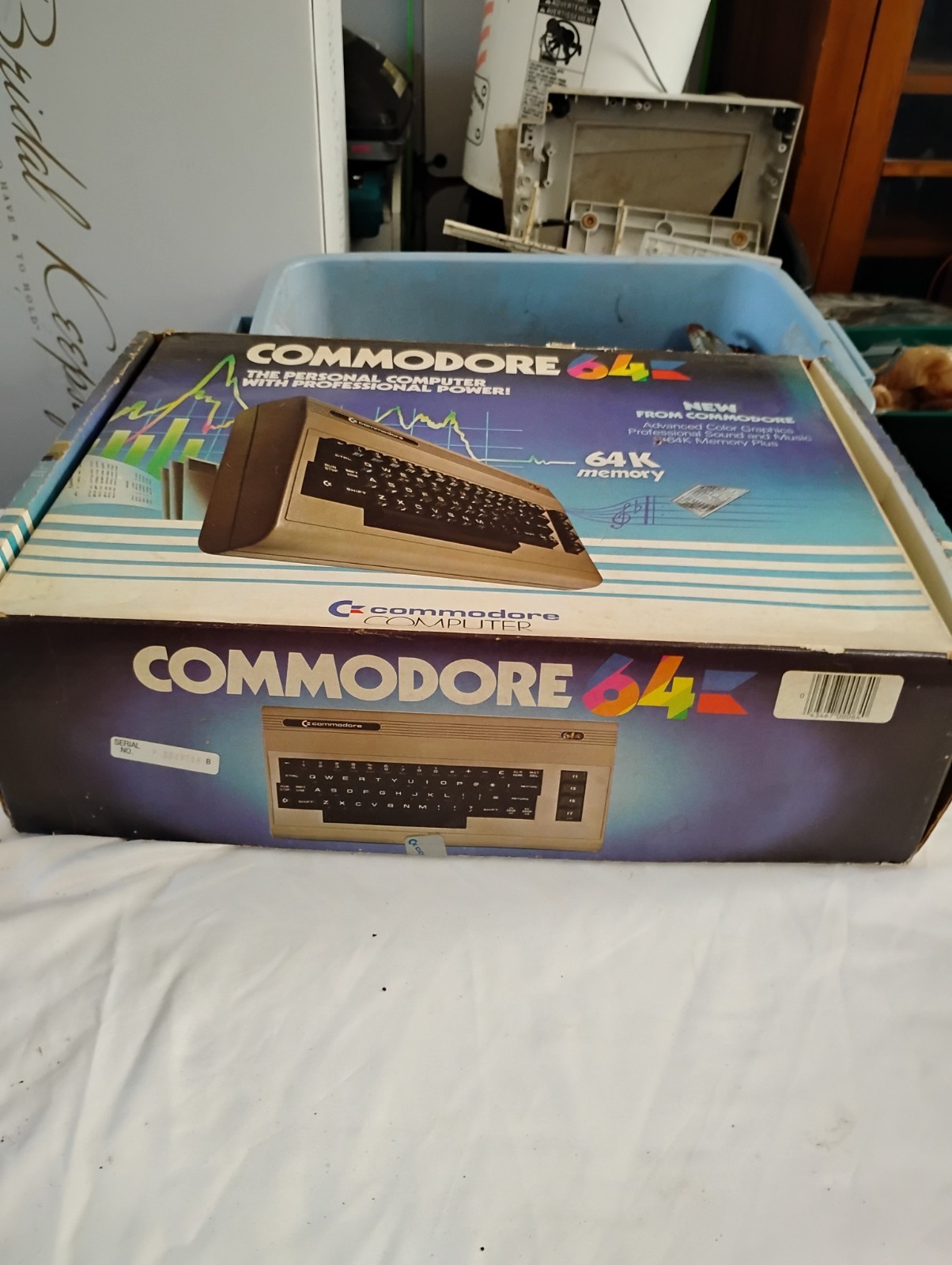 Vintage commodore 64 computer new In Box 