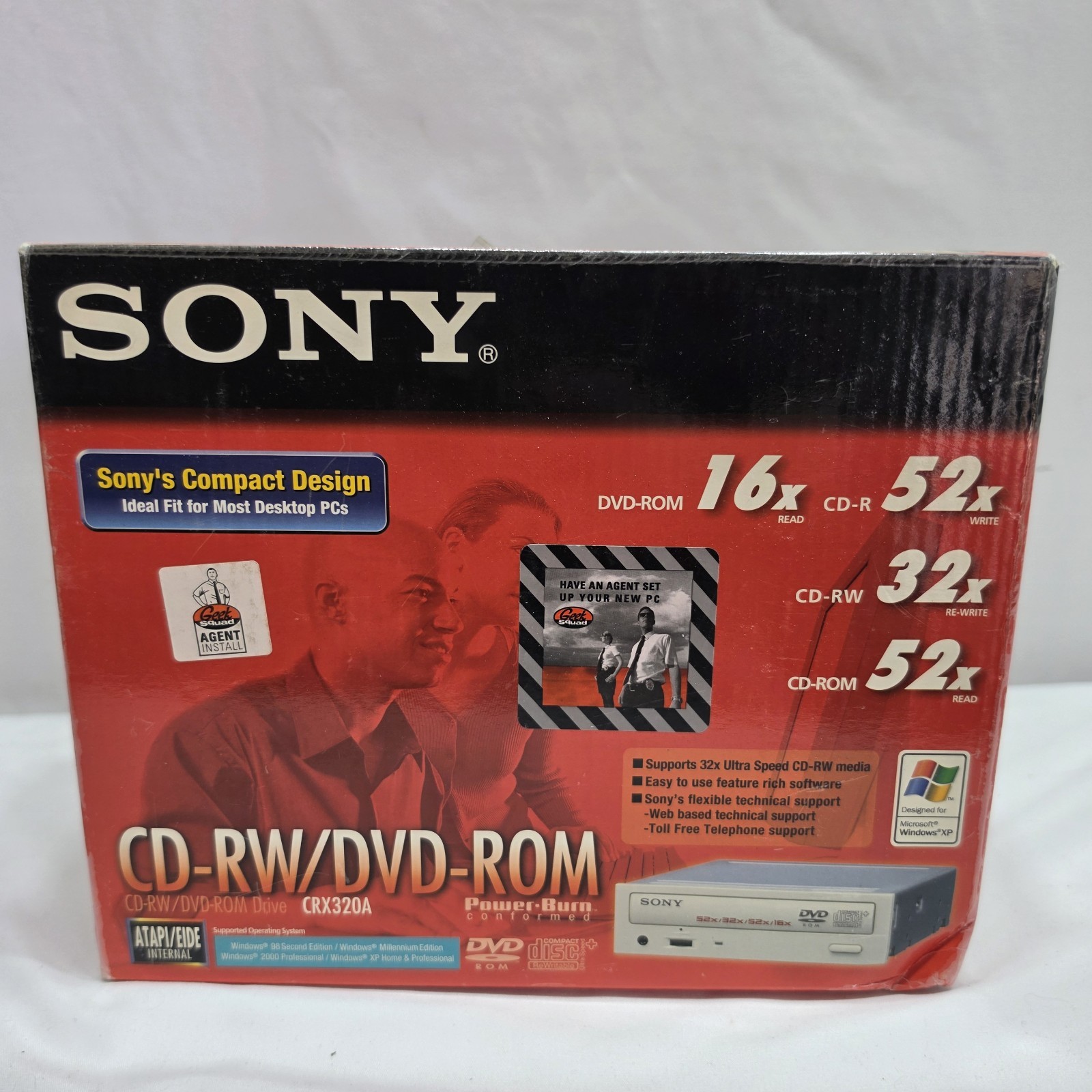 Sony CRX320A CD-RW/DVD-ROM ATAPI/EIDE 52x Power-Burn Turbo Boost 5.25"