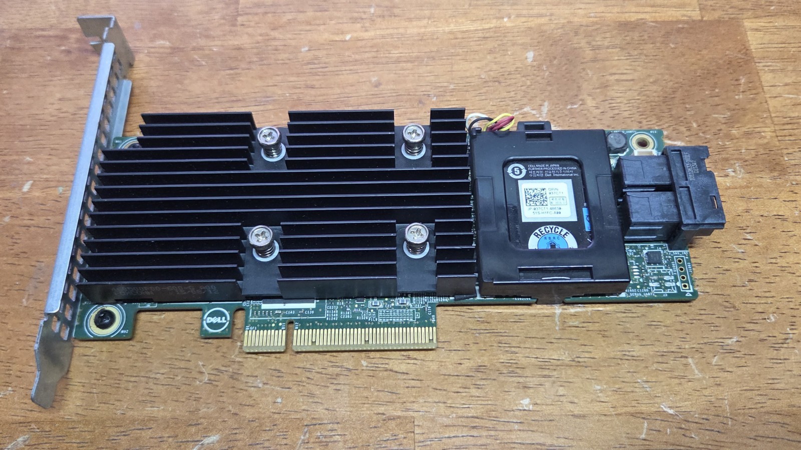 Dell 44GNF Perc H730 1GB Cache 12GB/s PCIe Raid Controller Full Height