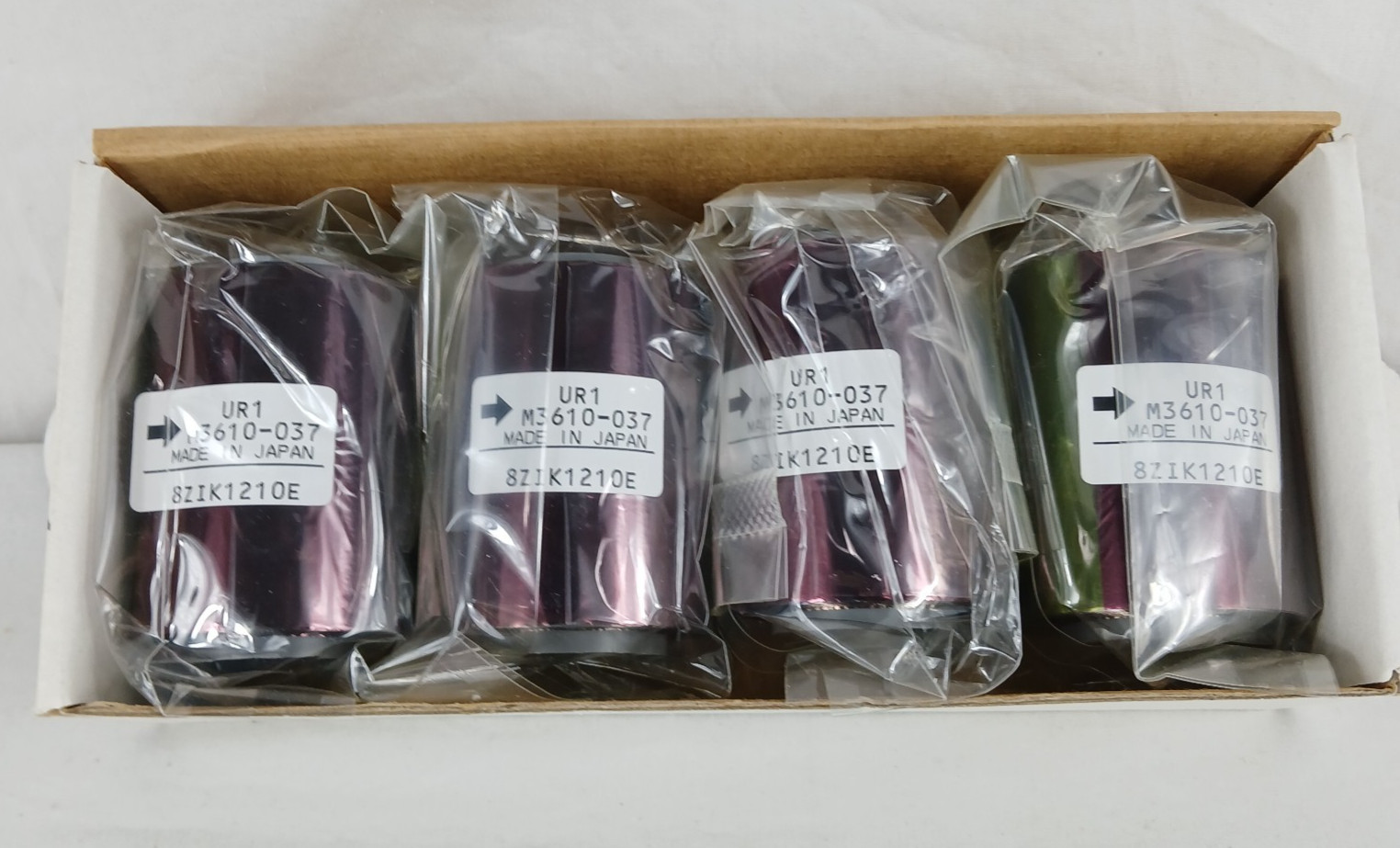 NEW MAGICARD M3610-037 UR1 Printer Ribbon YMCKO T 250 Prints BOX OF 4 ROLLS