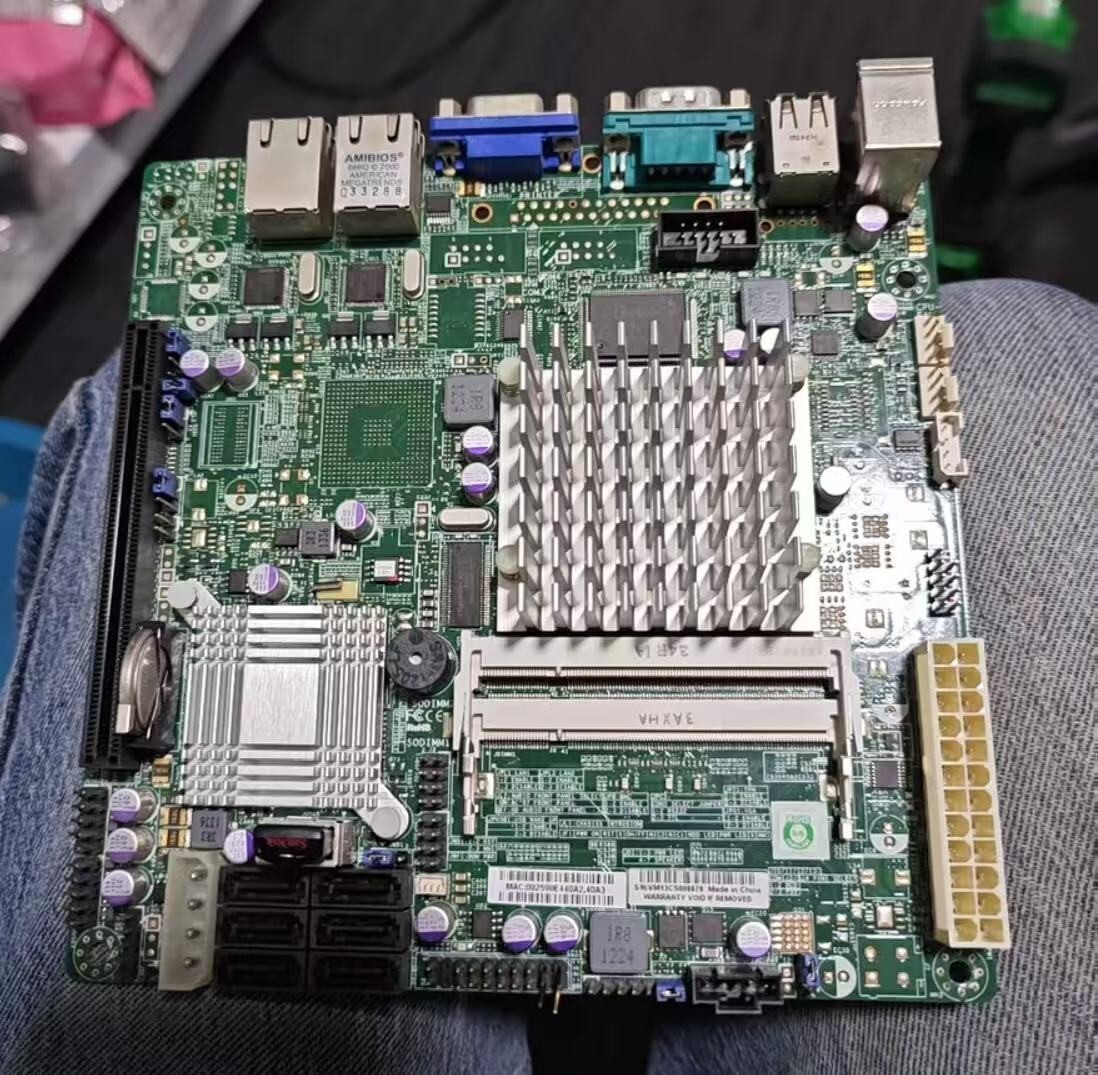 For Supermicro SUPER X7SPA-H X7SPA-H-D525 DDR2 Mini-itx Motherboard