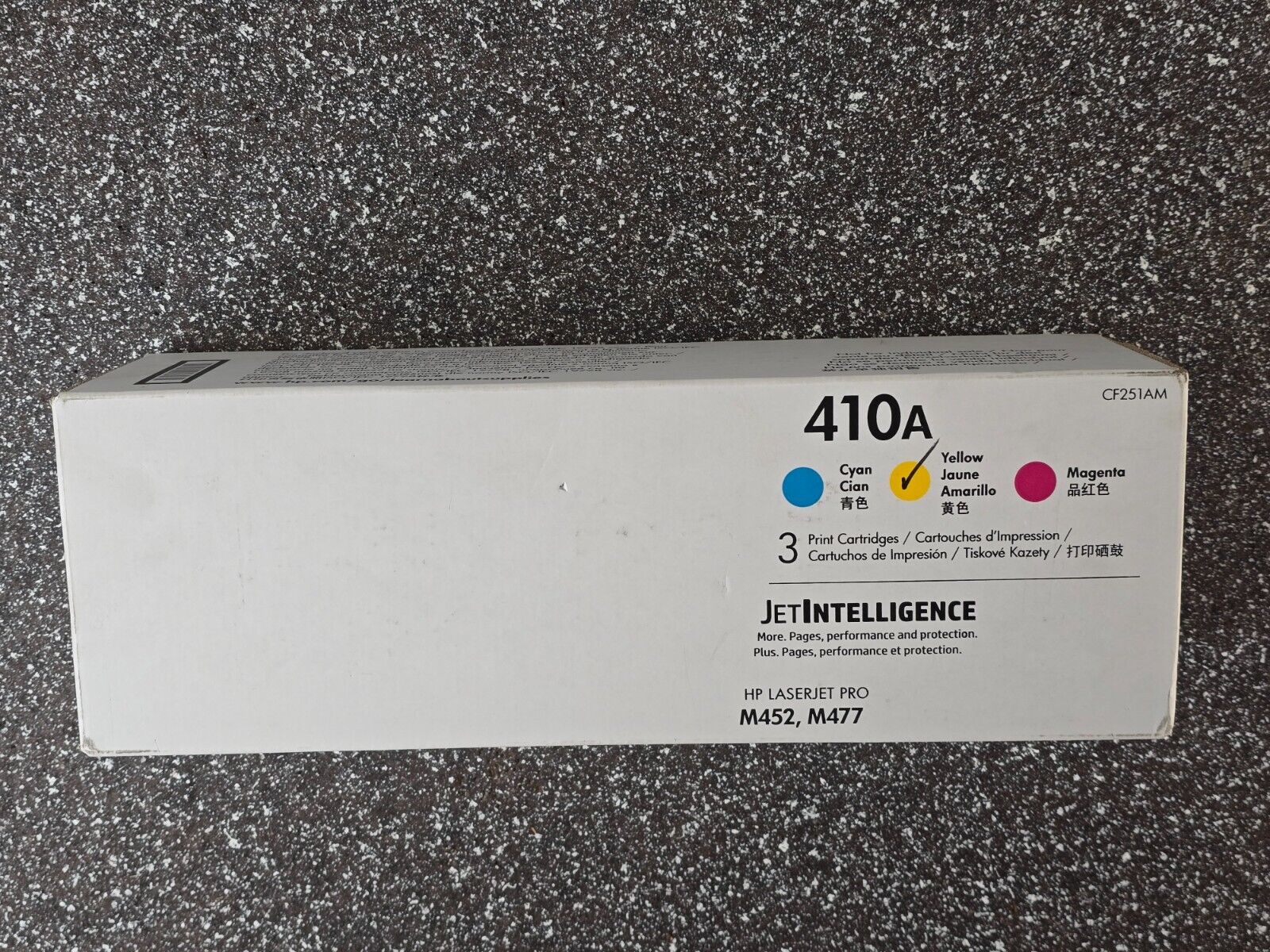 New Genuine HP LaserJet 410A Print Toner Ink Cartridge Yellow CF412A (CF251AM)