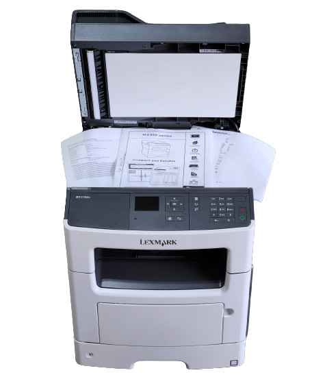 Lexmark MX310dn All-In-One Laser Printer FULLY FUNCTIONAL CLEAN SEE PICTURES