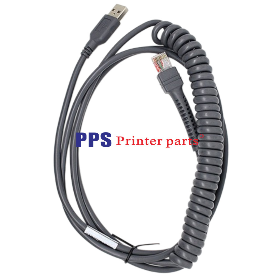 CBA-U12-C09ZAR 9FT Coiled USB Cable for Motorola Symbol DS6707 DS9808 DS6878