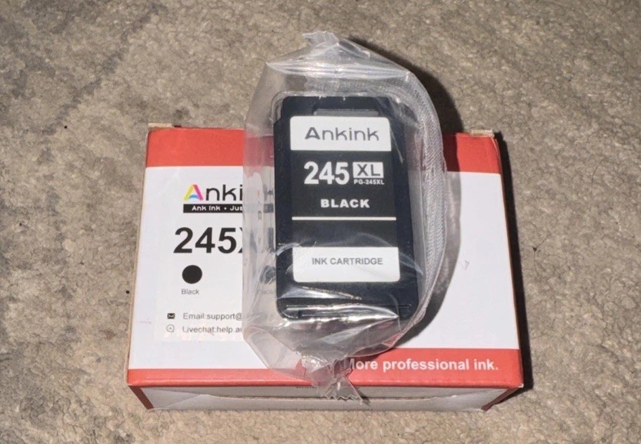 Ankink Compatible One Black Ink Cartridge Replacement for Canon 245XL 245 XL