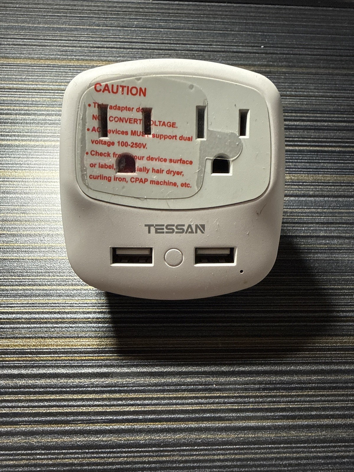 Tessan Travel Adapter Type I (AU-style) plug