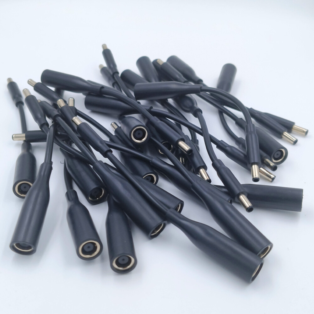 LOT AC/ DC Power Charger Converter Cable For HP Dell Blue Wholesa 7.4mm To 4.5mm