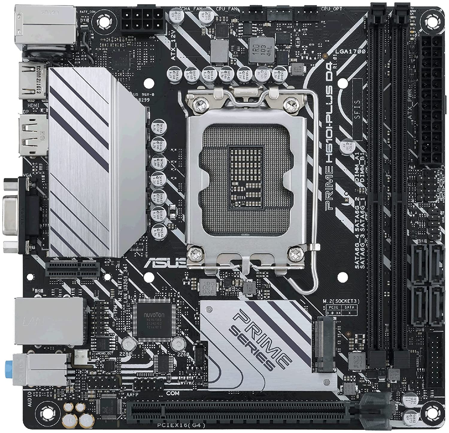 Asus PRIMEH610IPLUSD4CSM Mini ITX Motherboard LGA-1700