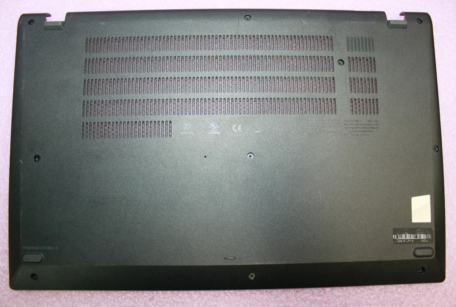 Genuine Lenovo ThinkPad L15 Gen 3 Laptop Bottom Case 4600PZ2C0012
