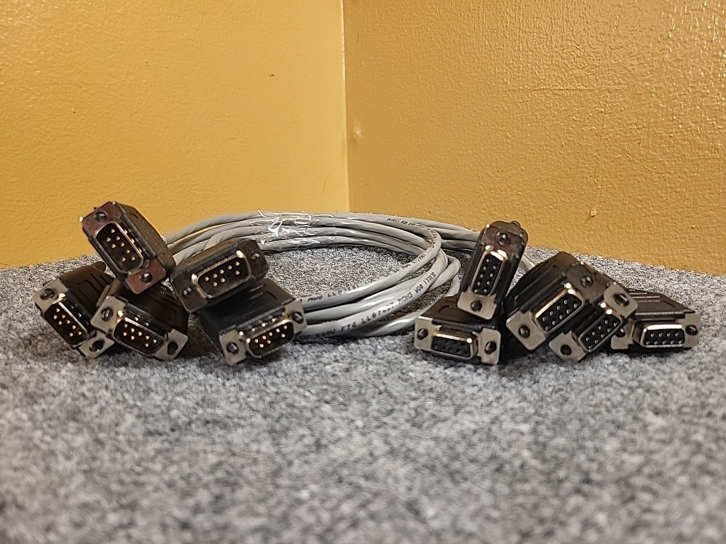 DB9 RS232 Male to Female Serial Port Extension Cable Cord 3 Ft. (5 Pack)