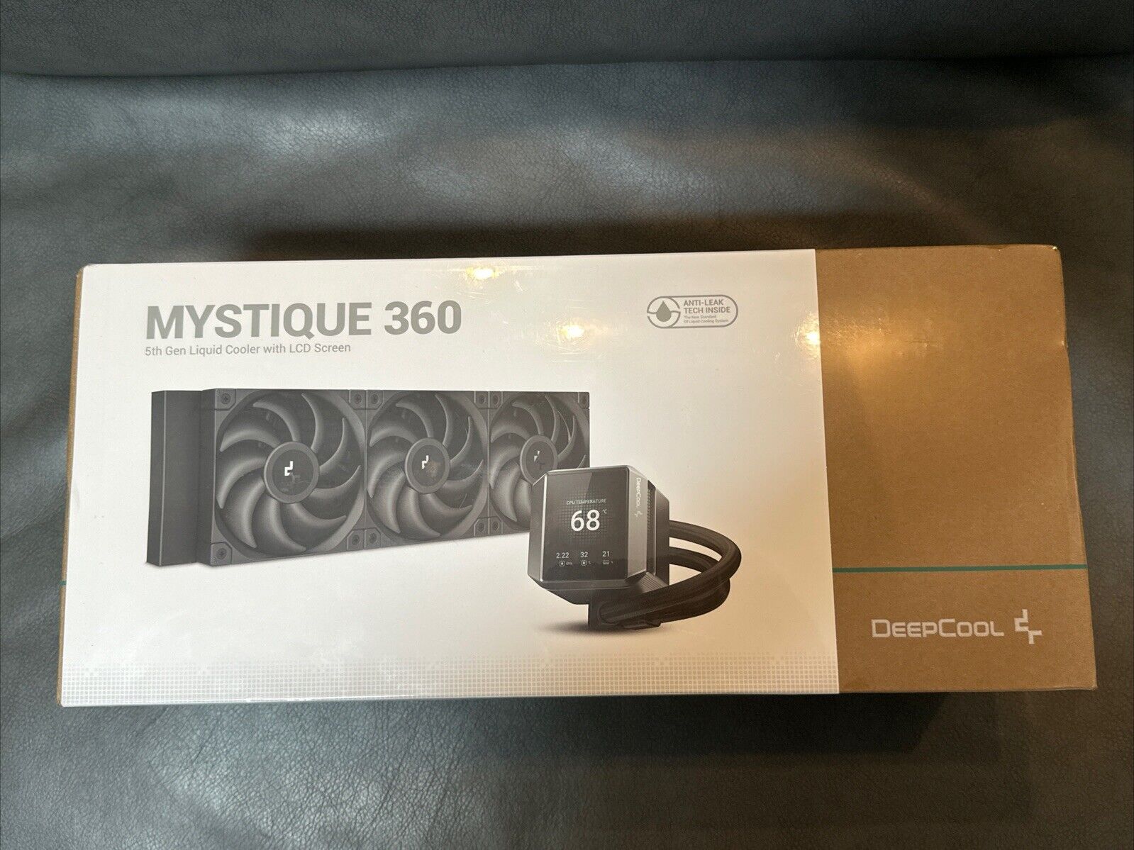 DeepCool Mystique 360 5th Gen Liquid Cooler with LCD Screen 360mm Pump 3400RPM